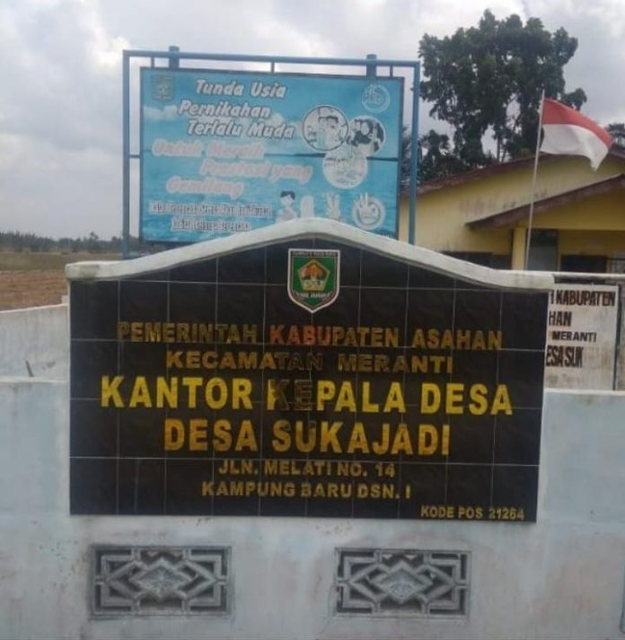 Foto: Kantor Kepala Desa Suka Jadi (dok.istimewa)