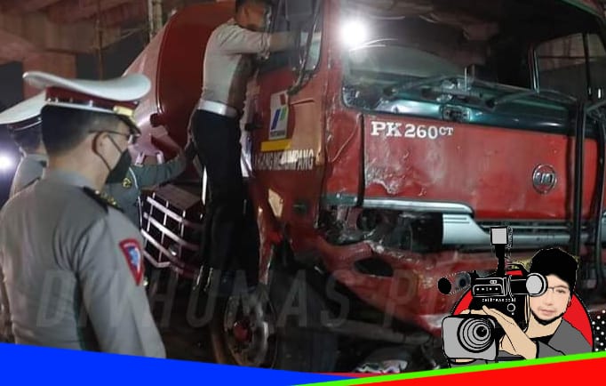 Kecelakaan Truk Pertamina (dok.istimewa)