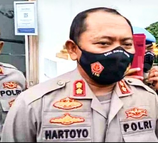 Foto: Wakil Kepolisian Resor Kota Besar Surabaya. Ajun komisaris Besar Polisi Hartoyo (suararakyat.net/Okik)