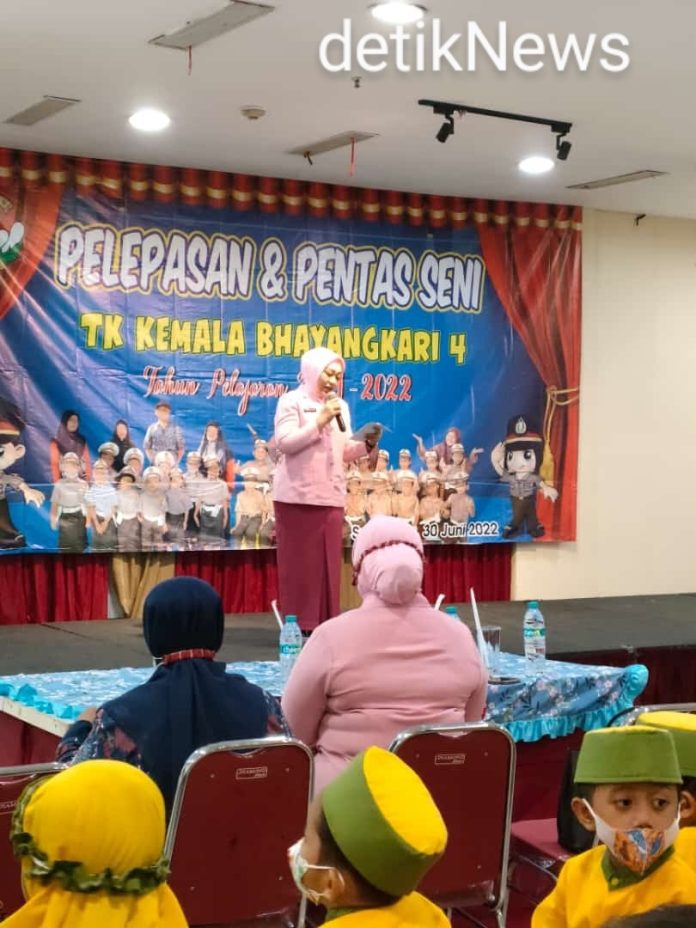 Pentas Seni dan Pelepasan Murid TK Kemala Bhayangkari 04 TA 2021/2022, foto: (dok.istimewa)