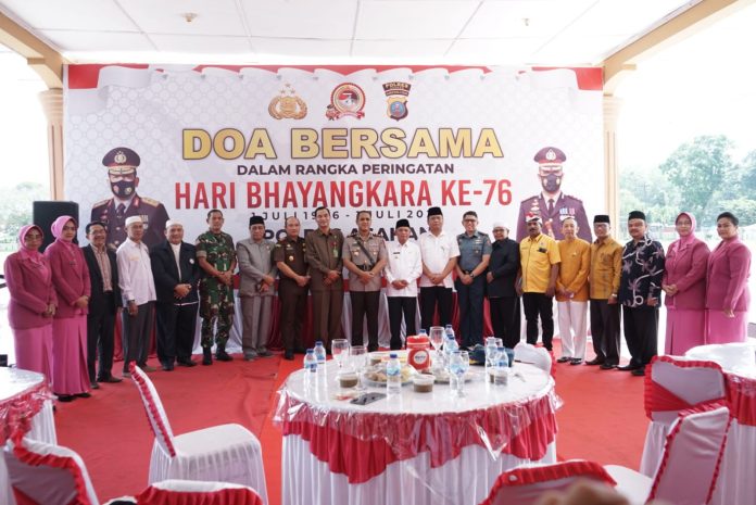 Polres Asahan, Bupati H. Surya B,Sc beserta Forom Komunikasi Pimpinan Daerah (Forkopimda) Kabupaten Asahan, tokoh agama dan organisasi kepemudaan, foto: (dok.istimewa)