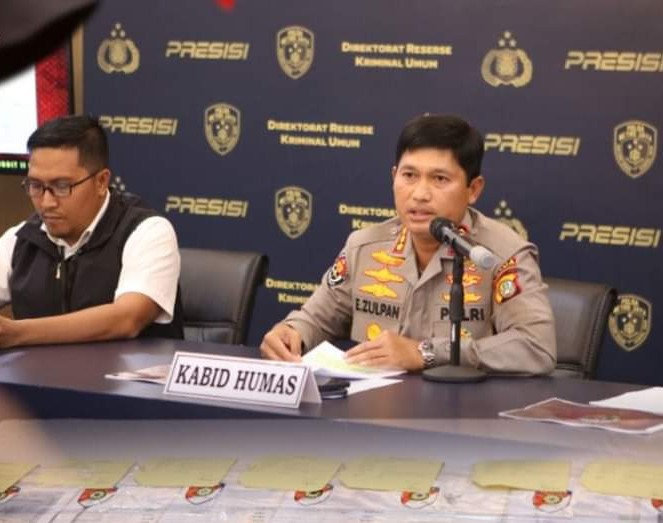 Polda Metro Jaya Konferensi Pers (dok.istimewa)