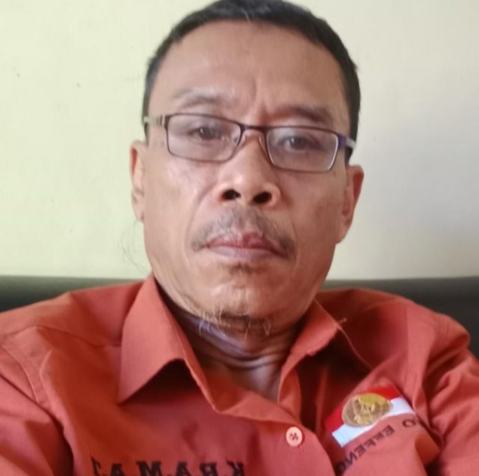 Foto: Sekjen Koalisi Rakyat Anti Mafia Tanah ( KRAMAT) Yoyo Effendi (Emy/suararakyat.net)