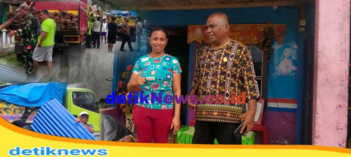 Foto: Kepala Dinas Perumahan Kawasan dan Pemukiman Kabupaten Seram Bagian Barat Provinsi Maluku Mendistribusikan Bahan Bangunan untuk Masyarakat dampak Angin Puting Beliung (dok.istimewa)