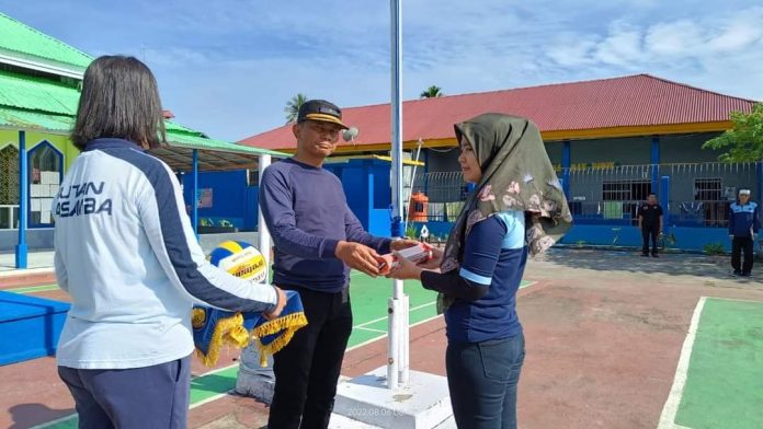Rutan Masamba Gelar Porseni (dok.istimewa)