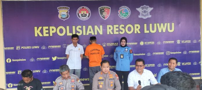 Konferensi Pers Kapolres Luwu (dok.istimewa)