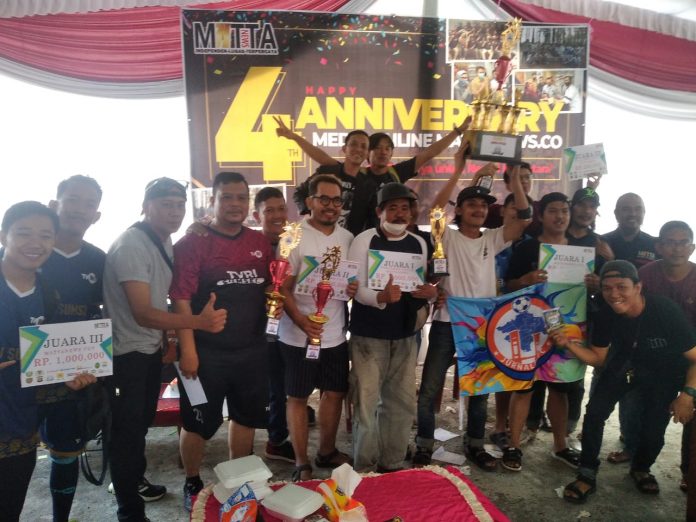 Lomba Futsal Antar Jurnalis Sumsel