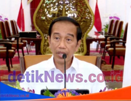 Presiden RI Jokowidodo pada Konferensi Pers perihal pengalihan Subsidi BBM, Sabtu 3 September 2022