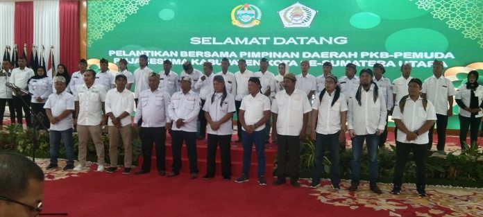 Pelantikan PD PKB Pujakesuma se-Sumatera Utara di Aula Tengku Rizal Nurdin pendopo rumah dinas Gubernur Sumut ( foto/Joko )