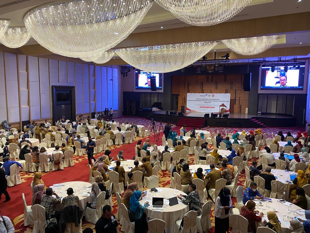 Keterangan foto : Hadir para ketua Tim Percepatan Penurunan Stunting ( TPPS ) se-Sumatera Utara ( doc/istimewa )
