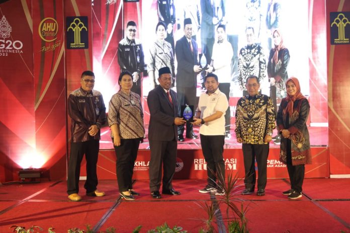 Kemenkumham Kalsel Launching Aplikasi Siharmon Kalsel
