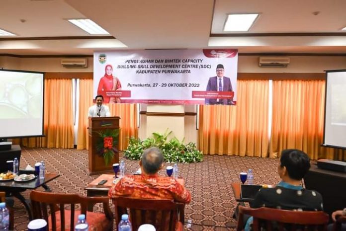 Sekretaris Daerah Kabupaten Purwakarta Norman Nugraha mewakili Bupati Purwakarta
