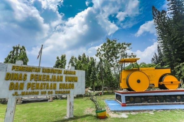 Keterangan foto : Kantor Dinas PUPR Kabupaten Asahan ( doc/istimewa )