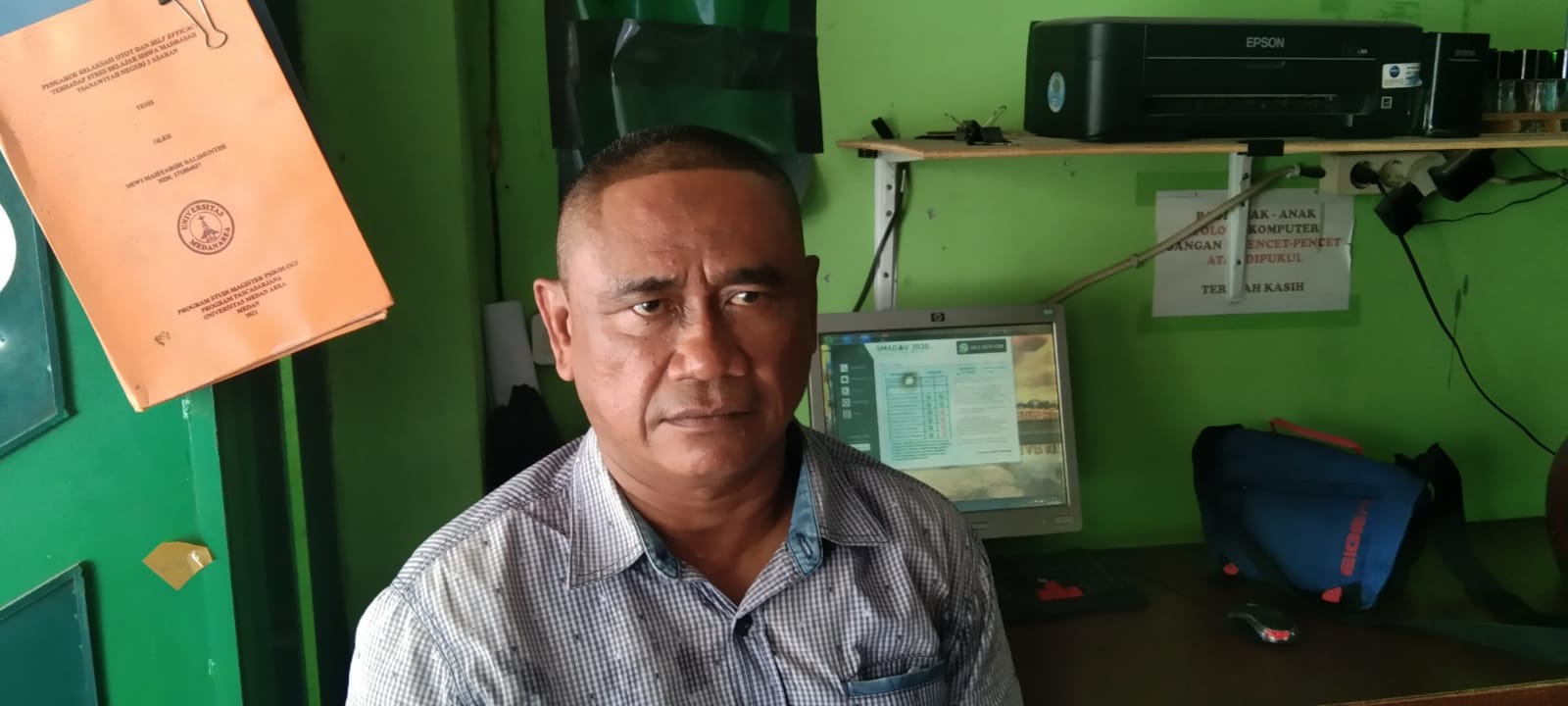 Keterangan foto : Ketua DPD LSM APAN Indonesia Kabupaten Asahan Budi Aula Negara, SH ( foto/Joko )