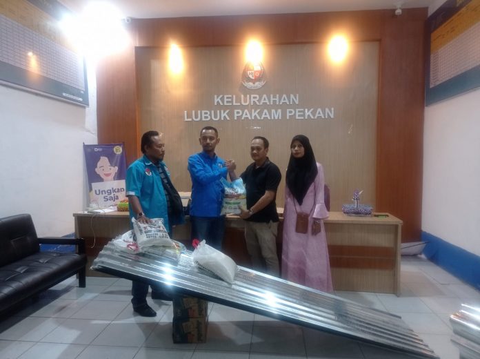 Ketua KNPI Deli Serdang Turun Langsung Meninjau Dan Memberikan Bantuan