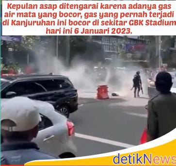 Video adanya kepulan asap di sekitar FX Sudirman jelang pertandingan Indonesia vs Vietnam ramai beredar di media sosial. Dalam video beberapa orang mengira kepulan asap tersebut merupakan gas air mata. (screenshot Snack video)