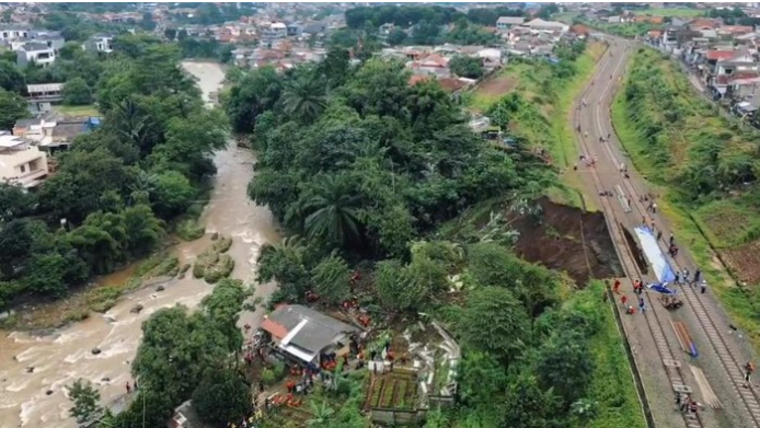 Longsor di Bogor