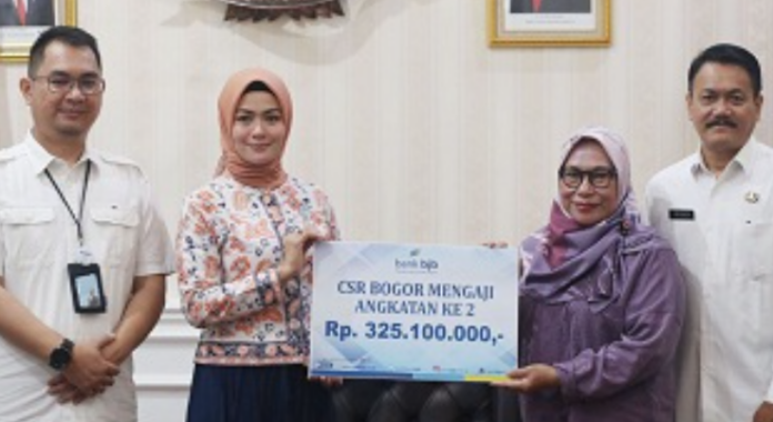 BJB Cabang Bogor Sumbangkan Bantuan CSR Rp. 325 Juta untuk Mendukung Kegiatan Sosial Bogor Mengaji