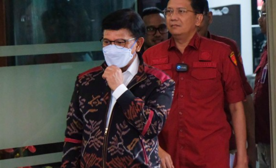 Menkominfo Johnny G Plate Diperiksa Kejagung Terkait Dugaan Korupsi BTS 4G dan Fasilitas Adiknya