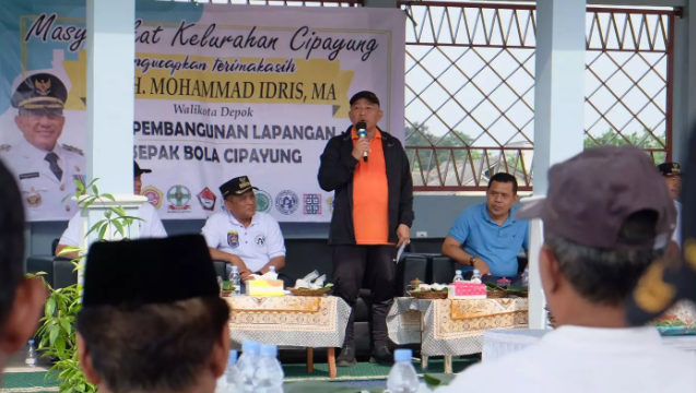 Buka Acara Turnamen Tropeo dan Tasyakuran, Walikota Depok : Revitalisasi Lapangan Jembatan Serong Adalah Janji Kampanye Kami