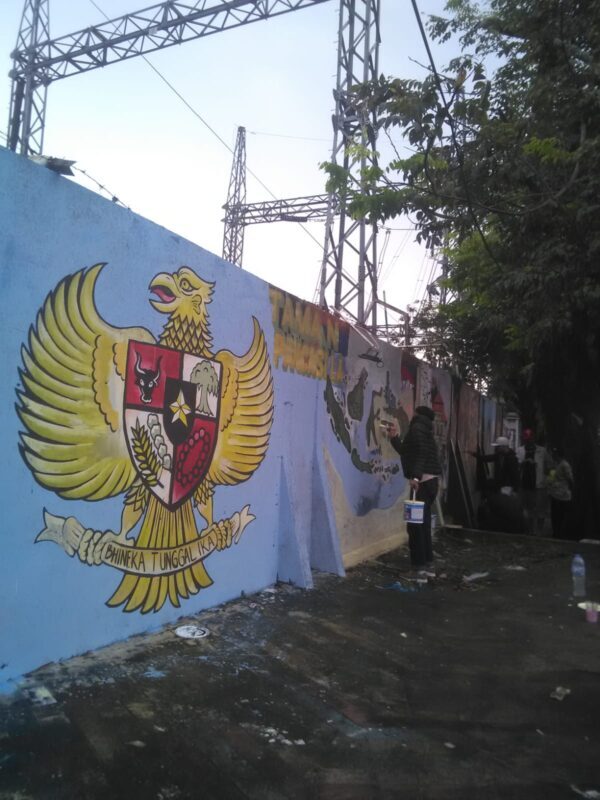 Kembalinya Keindahan Mural Tematik Pancasila Sebagai Simbol Harapan dalam Ulang Tahun Kota Depok ke-24