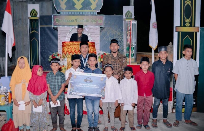 Penutupan MTQ Ke VII Gampong Keutapang LB, Diwarnai Santunan Anak Yatim dan Ceramah Agama